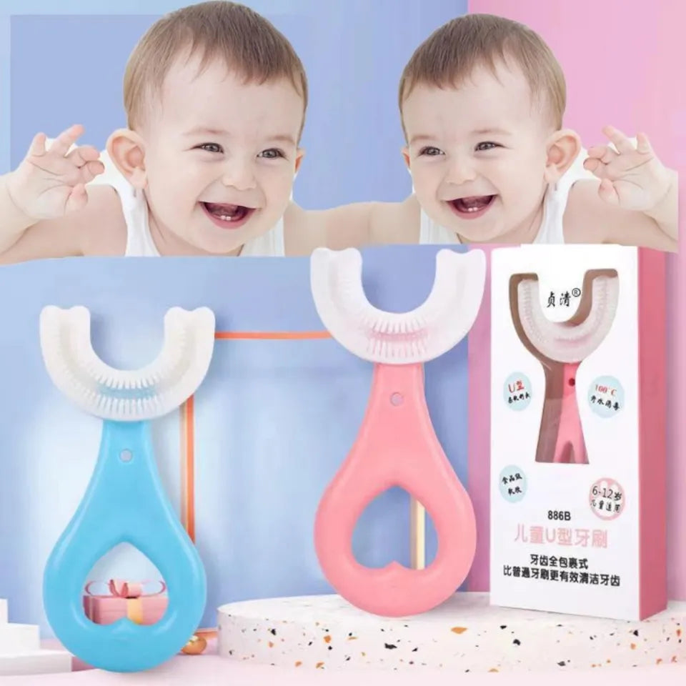 3-in-1 Baby Deal Box – Fruit Feeder Pacifier, Silicone Spoon Feeder & U-Shaped Toothbrush | Complete Baby Care Kit