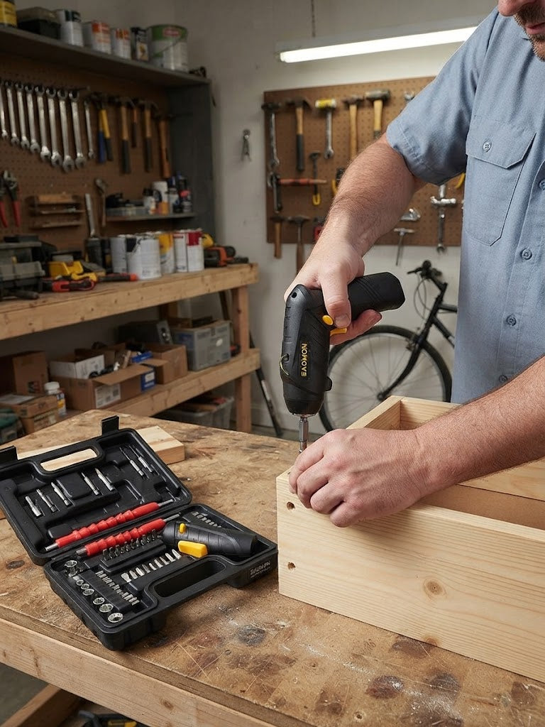 EAMOM 47-Piece Cordless Electric Screwdriver Set