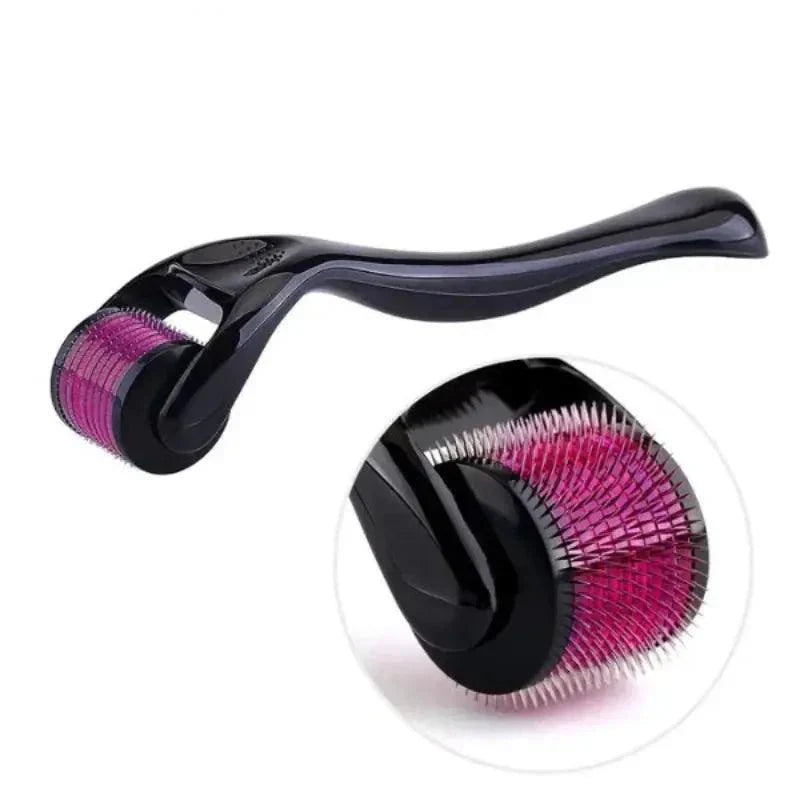 Derma Roller 0.5mm | Titanium Microneedle Facial Roller for Skin Care, Microdermabrasion & Microneedling Therapy