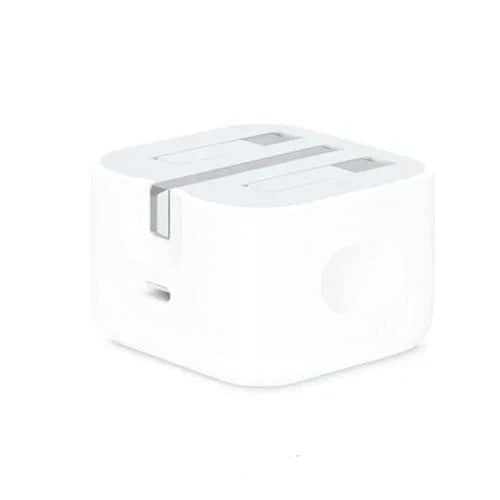 iPhone 20W PD Fast Charger Adapter – 3-Pin Power Adapter for iPhone (Wall Plug Only)