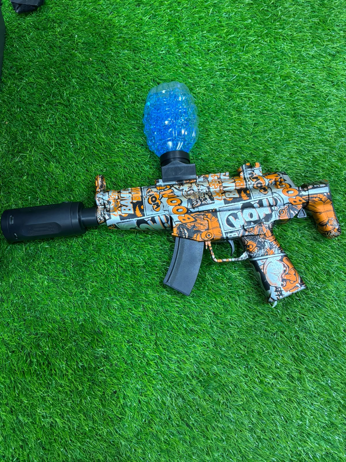 MP5 Gel Blaster Shooting Gun With Smoke Muffler