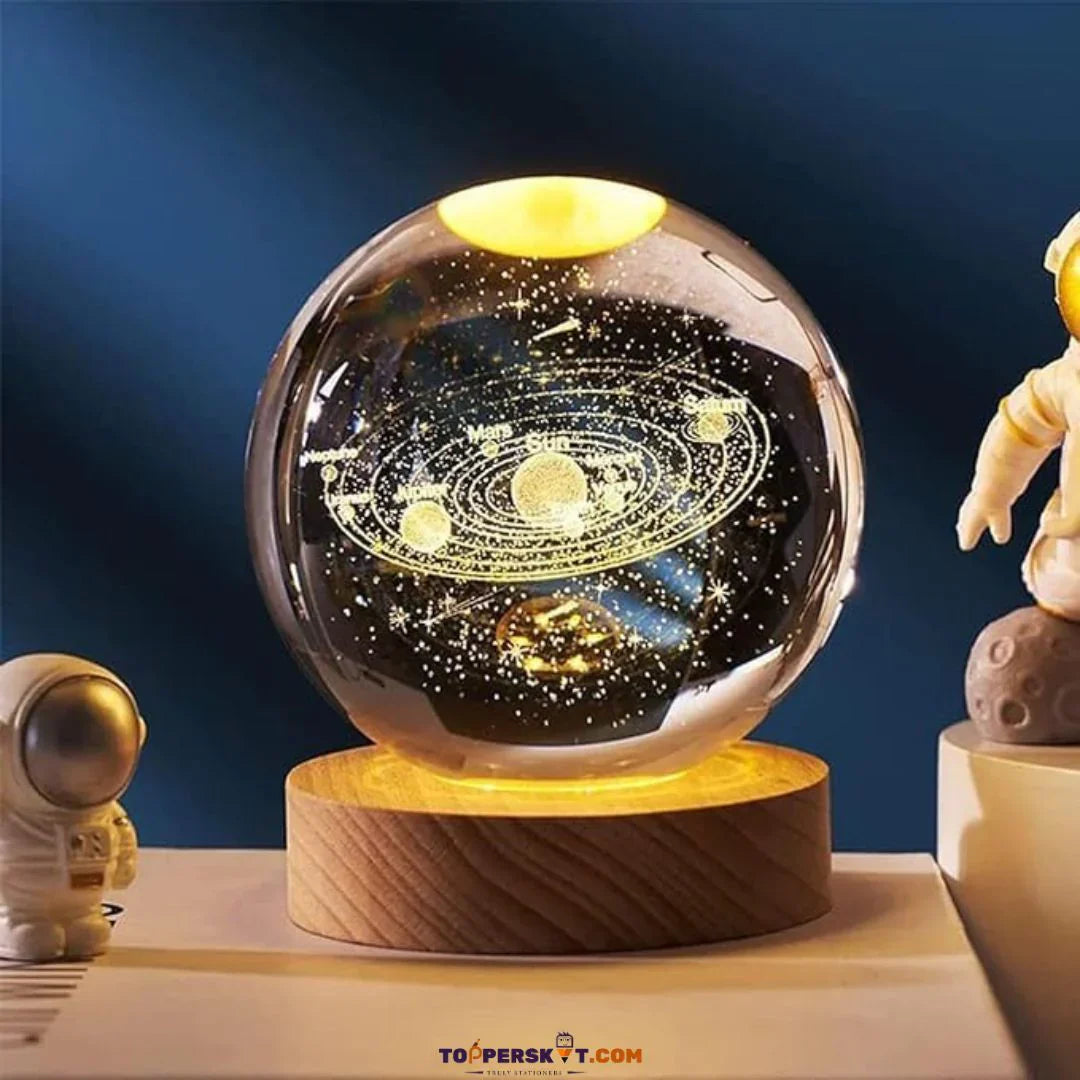 3D Creative Visualization Lamp – Modern Tricolor Dimming LED Night Ligh