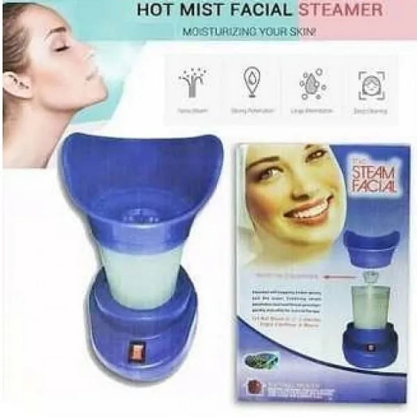 Steam Facial Inhaler & Humidifier – Nose, Face & Throat Vapor Therapy, Baby Steamer & Room Humidifier