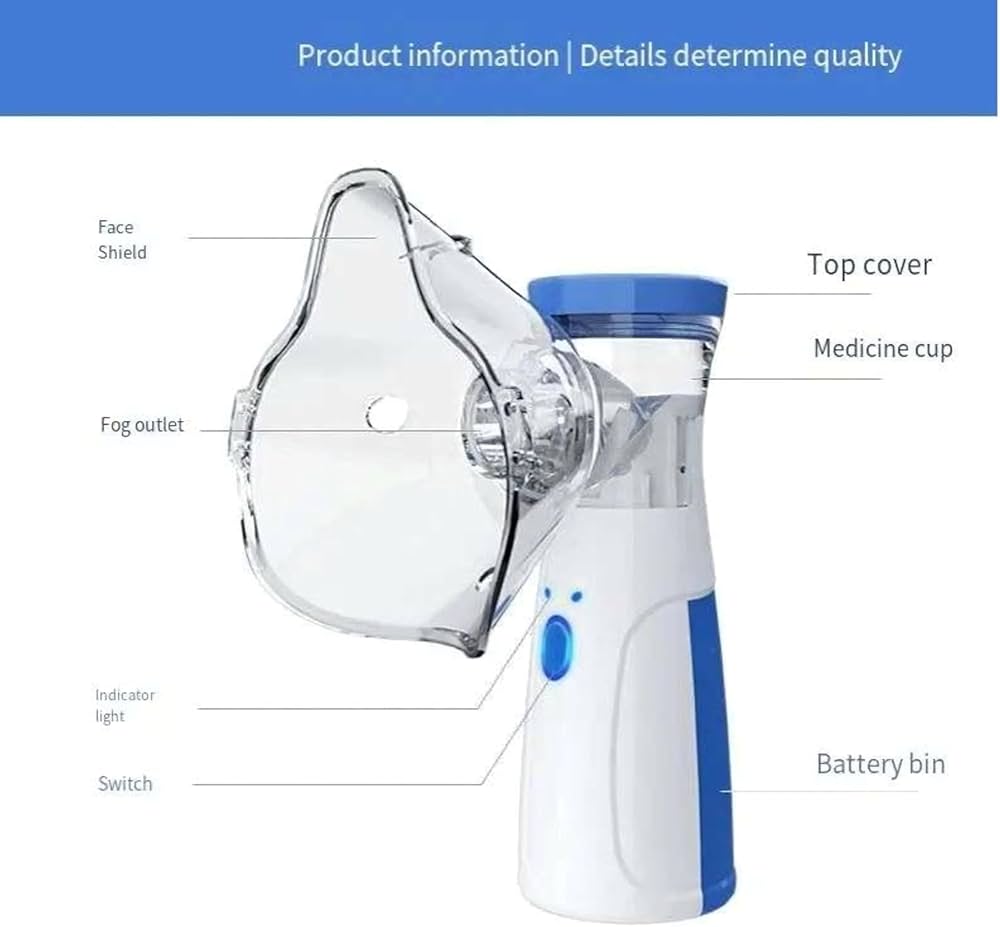 JSL-W302 Portable Mesh Nebulizer – Ultra-Silent & Powerful for Adults and Children