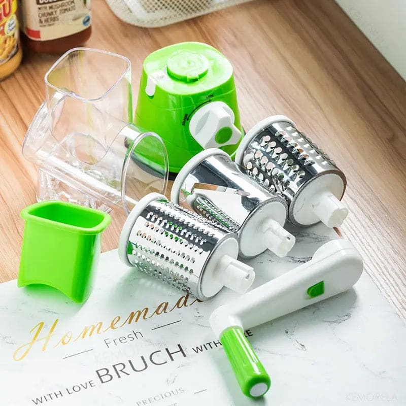 Stainless Steel Vegetable Cutter with Collection Basin – Mandoline Slicer for Finger Chips, Salads & Kitchen Use
