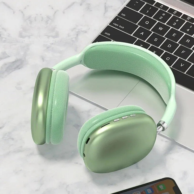P9 Wireless Bluetooth Headphones – Noise Cancelling Stereo Headset with Mic | Sports & Gaming Earphones