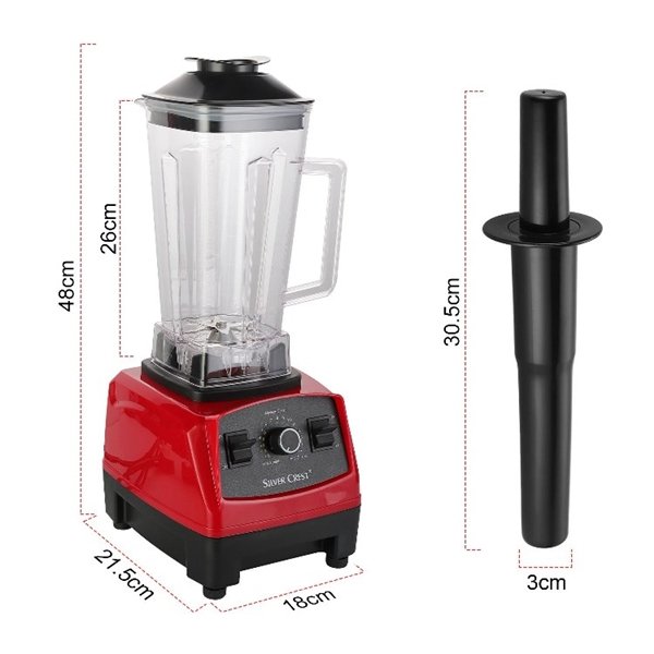 Silver Crest BlendPro™ 2-in-1 Blender & Grinder SC-1589