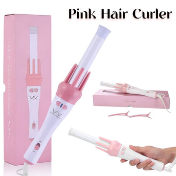 Automatic Hair Curler 360° Rotating Instawave | 1-Inch Ceramic Tourmaline Spin Curling Wand for Quick Salon Curls