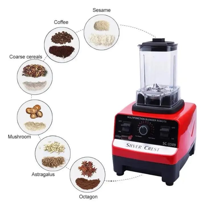 Silver Crest BlendPro™ 2-in-1 Blender & Grinder SC-1589