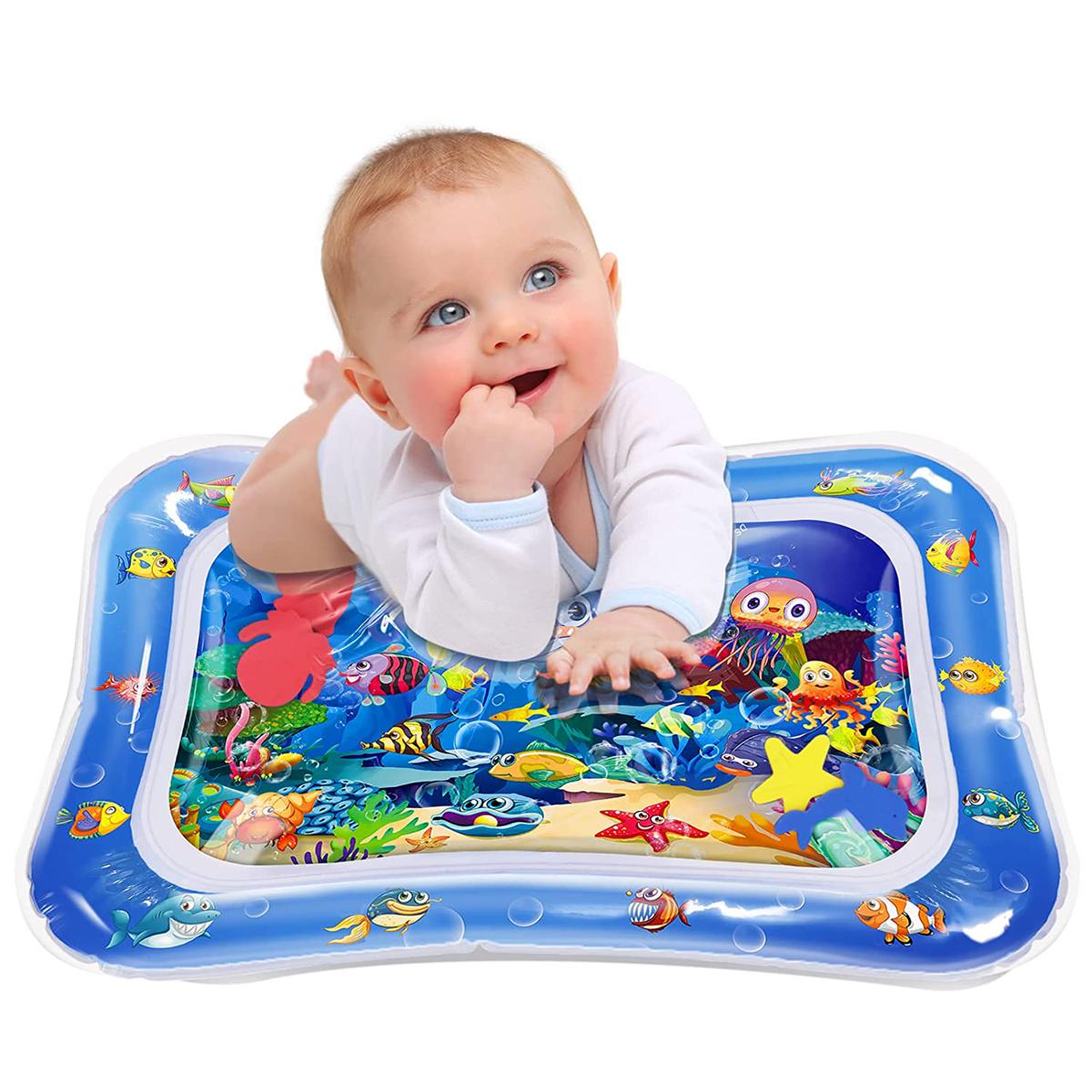 Kids Inflatable Water Play Mat – Fun & Educational Tummy Time Splash Pad for Babies and Toddlers