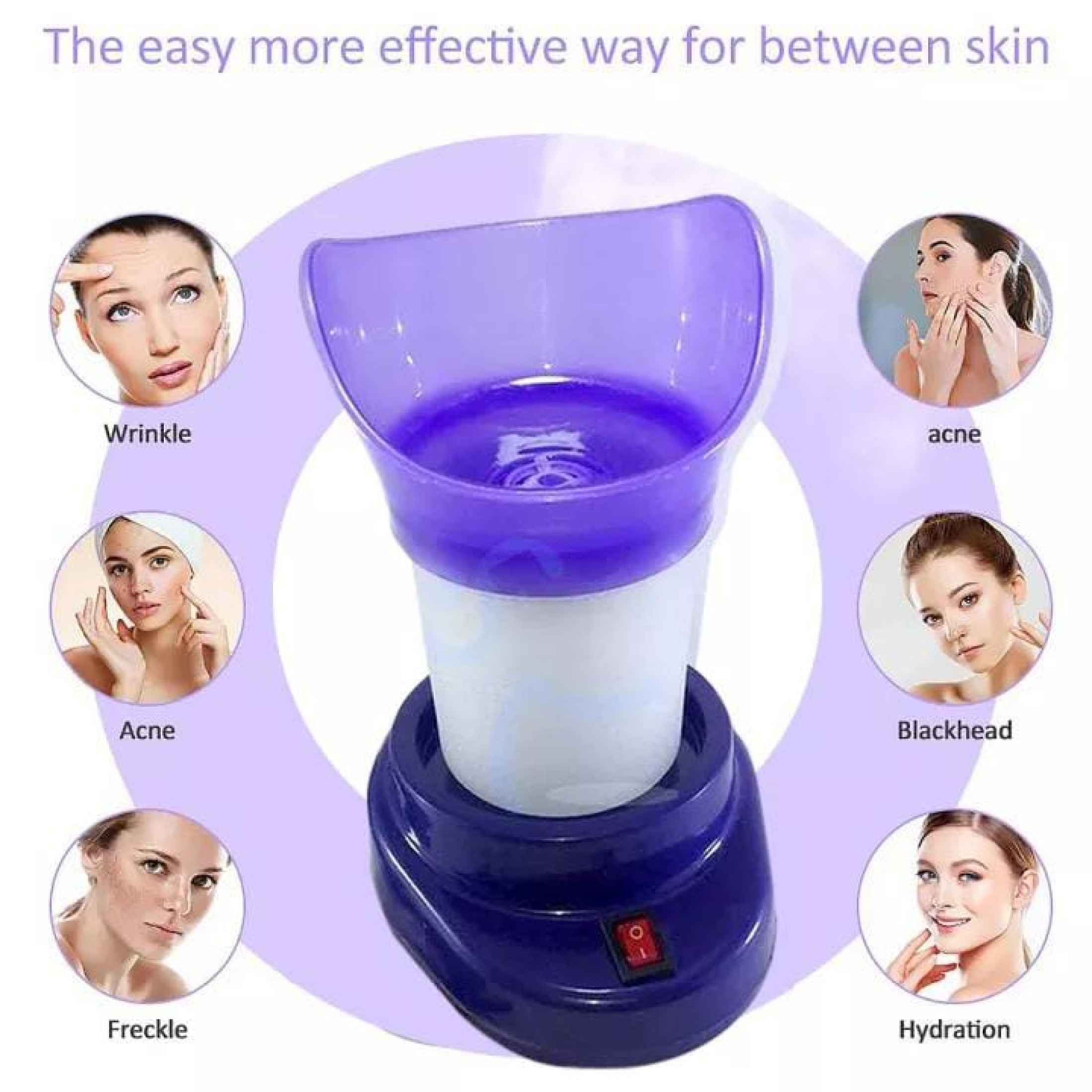 Steam Facial Inhaler & Humidifier – Nose, Face & Throat Vapor Therapy, Baby Steamer & Room Humidifier