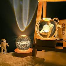 3D Creative Visualization Lamp – Modern Tricolor Dimming LED Night Ligh