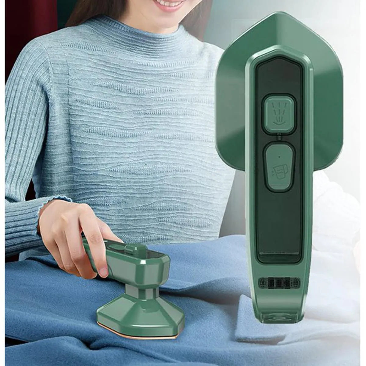 Portable Mini Steam Travel Iron – Handheld Rapid-Heat Ironing Machine for Home & Outdoor Use