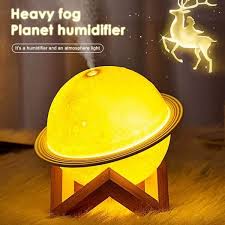 Planet Humidifier Household Aroma Diffuser Night Light 200ml