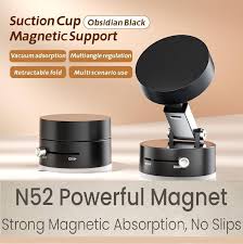 Magnetic Car Mobile Holder Dashboard – Strong Suction Grip, 360° Rotation, Hands-Free Universal Phone Mount for Car, Table & Gym