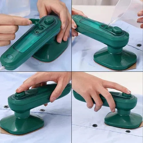 Portable Mini Steam Travel Iron – Handheld Rapid-Heat Ironing Machine for Home & Outdoor Use