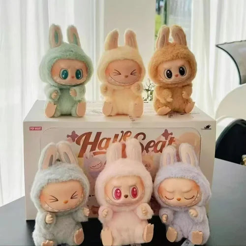 Labubu Doll 17cm – Original Popmart Plush Collectible Toy | Creative Play Doll & Gift for Kids & Anime Fans (Random Color)