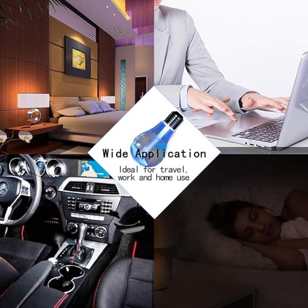 USB Bulb Humidifier  For Office Desk, & Home Decor